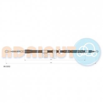 Трос ручного гальма ADRIAUTO 06.0202