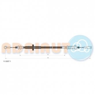 Трос ручного гальма ADRIAUTO 11.0207.1 (фото 1)