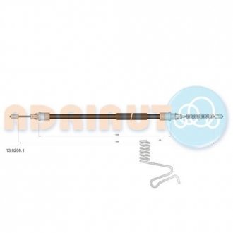 Трос ручного гальма ADRIAUTO 13.0208.1