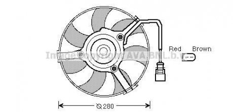 Вентилятор AVA COOLING AI7516 (фото 1)