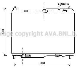 AVA радиатор AVA COOLING FD2442