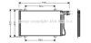 AVA Радіатор кондиціонера SPRINTER CONDENSER AVA COOLING MS5219 (фото 1)
