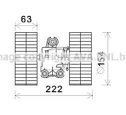 AVA Вентилятор салону без кондиц. Vito 03- AVA COOLING MS8632