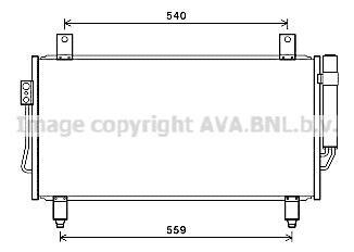 AVA Радіатор кондиціонера MITSUBISHI OUTLANDER 12-(AVA) AVA COOLING MT5252D