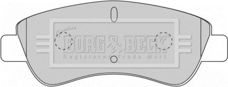 - Гальмівні колодки до дисків BORG & BECK BBP1703