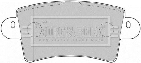 - Гальмівні колодки до дисків BORG & BECK BBP1773