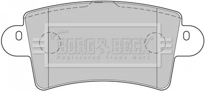 - Гальмівні колодки до дисків BORG & BECK BBP1773