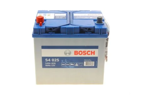 Акумулятор Bosch 12В/60Аг/540А/14,11кг BOSCH 0 092 S40 250