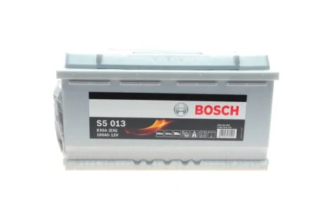 Батарея акумуляторна 12В 100Аг 830А(EN) R+ BOSCH 0092S50130