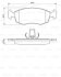 Комплект гальмівних колодок - дискові BOSCH 0986424554 (фото 8)