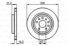 ДИСК ГАЛЬМIВНИЙ ЗАДНIЙ BOSCH 0986479142 (фото 6)