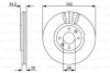 Диск гальмівний BOSCH 0986479C72 (фото 1)