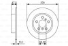 ДИСК ГАЛЬМIВНИЙ ЗАДНIЙ BOSCH 0986479D17 (фото 1)