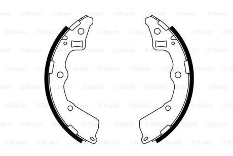 БАРАБАННI КОЛОДКИ BOSCH 0986487757