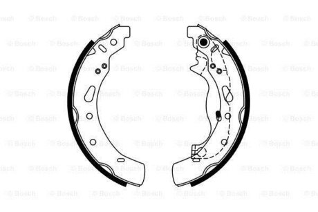 БАРАБАННI КОЛОДКИ BOSCH 0986487767