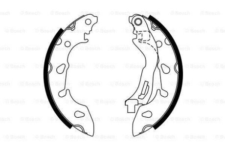 БАРАБАННI КОЛОДКИ BOSCH 0986487772
