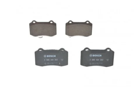 ДИСКОВI КОЛОДКИ ЗАДНI BOSCH 0986494393