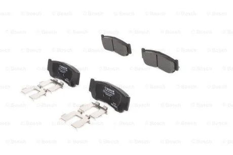 ДИСКОВI КОЛОДКИ ЗАДНI BOSCH 0986494628