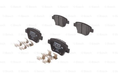 ДИСКОВI КОЛОДКИ ЗАДНI BOSCH 0986494643