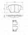 ДИСКОВI КОЛОДКИ ЗАДНI BOSCH 0986494643 (фото 8)