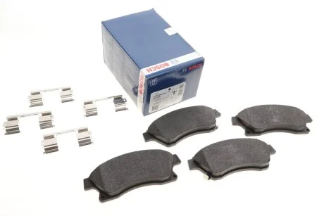 Комплект гальмівних колодок з 4 шт. дисків BOSCH 0986494644