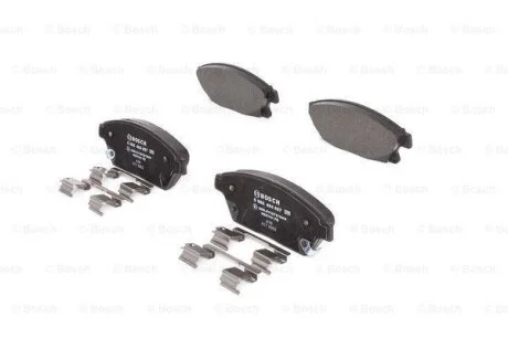 Комплект гальмівних колодок з 4 шт. дисків BOSCH 0986494657