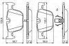 ДИСКОВI КОЛОДКИ ЗАДНI BOSCH 0986494786 (фото 1)
