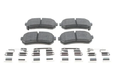 Комплект гальмівних колодок з 4 шт. дисків BOSCH 0986494887