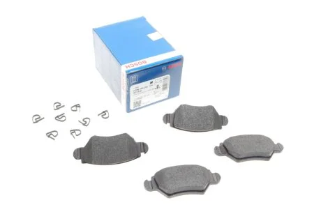 Комплект гальмівних колодок з 4 шт. дисків BOSCH 0986495250