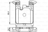 Гальмівні колодки до дисків BOSCH 0 986 495 335 (фото 1)