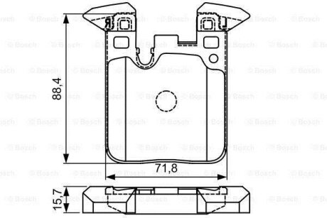 Гальмівні колодки до дисків BOSCH 0 986 495 335