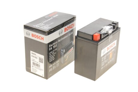 0092M4F250 Акумулятор мото 12В/9Ач/100А BOSCH 0986FA1030