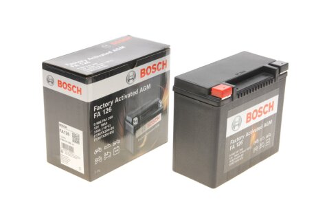 0092M60240 Акумулятор мото AGM 12В/18Ah 310А BOSCH 0986FA1260