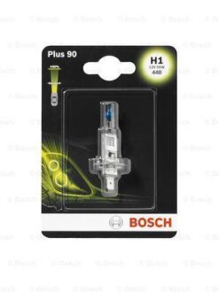 Лампа H1 12V 55W P14,5S Plus 90 +90% BOSCH 1 987 301 076