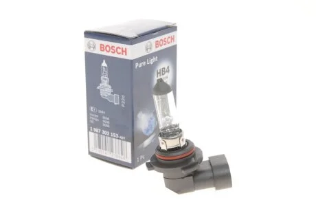 Лампа розжарювання HB4 standart 12V WV BOSCH 1 987 302 153