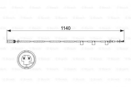 ДАТЧИК ЗНОШУВАННЯ ДИСК.КОЛ.ЗАД BOSCH 1 987 473 525