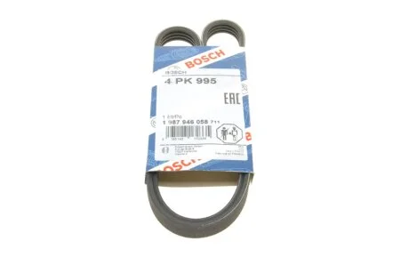 РЕМІНЬ П-КЛИНОВИЙ 4PK995 BOSCH 1 987 946 058