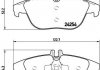 Комплект гальмівних колодок з 4 шт. дисків BREMBO P50104 (фото 1)