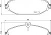 Комплект гальмівних колодок з 4 шт. дисків BREMBO P50124 (фото 1)