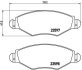 Гальмівні колодки BREMBO P61063 (фото 1)