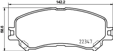 Комплект гальмівних колодок з 4 шт. дисків BREMBO P68067