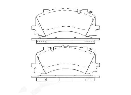 ДИСКОВІ КОЛОДКИ BREMBO P 85 170