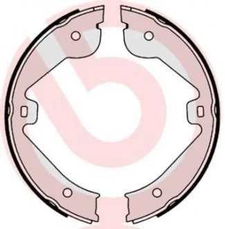Гальмівні колодки барабанні Brembo BREMBO S85536