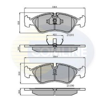 - Гальмівні колодки до дисків COMLINE CBP0150