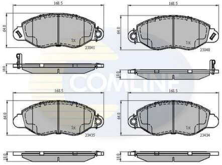 - Гальмівні колодки до дисків COMLINE CBP31107