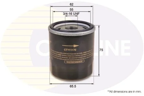 Comline - Фільтр оливи (аналогWL7131/OC534) COMLINE CTY11170