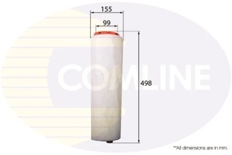 Comline - Фільтр повітря (аналогWA6574/LX818) COMLINE EAF079