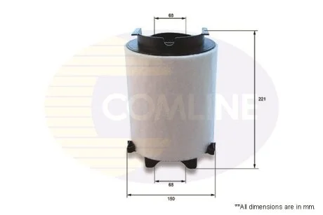Comline - Фільтр повітря (аналогWA9757/LX1566/1) COMLINE EAF713