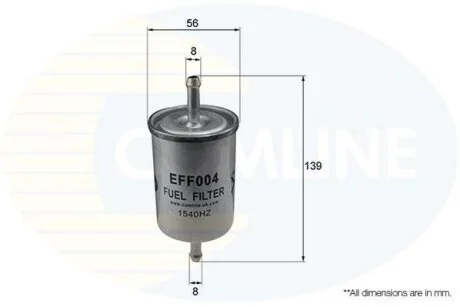 Comline - Фільтр палива (аналогWF8033) COMLINE EFF004