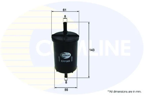 Comline - Фільтр палива (аналогWF8034/KL416/1) COMLINE EFF005
